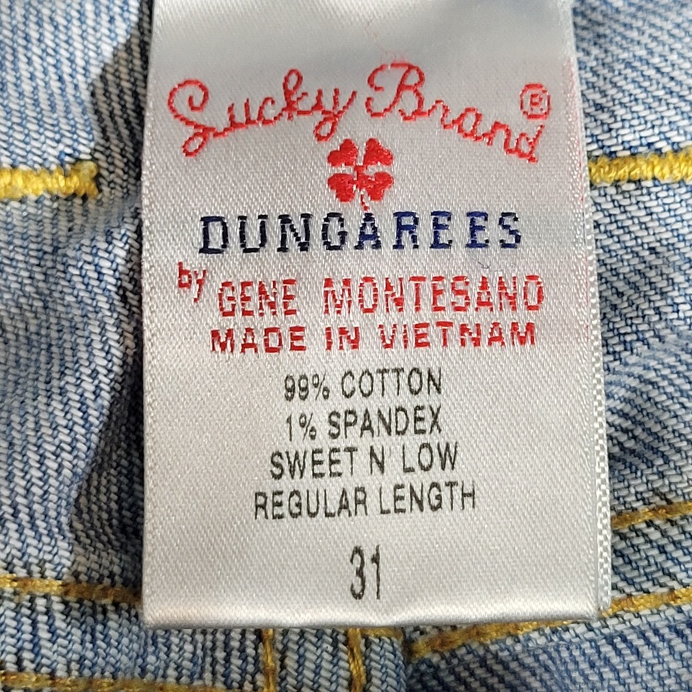 Lucky Brand Sweet N Low Jeans Womens 31 Light Wash Distressed Bootcut ZILQ061 - Picture 2 of 9